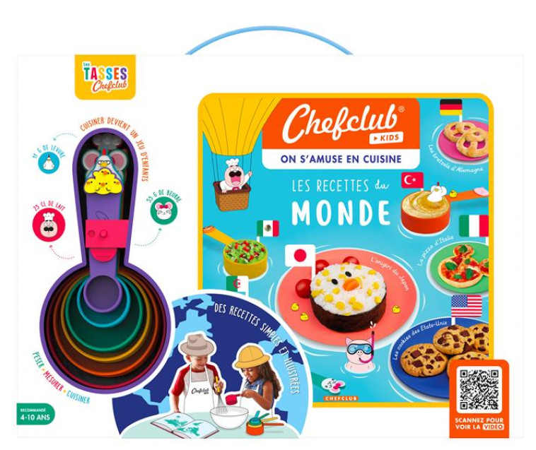 CHEFCLUB KIDS  -  LES RECETTES DU MONDE  -  COFFRET - CHEFCLUB - DU LUMIGNON