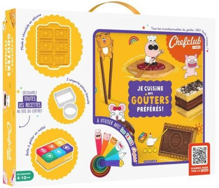 COFFRET KIDS : JE CUISINE MES GOUTERS PREFERES - COLLECTIF - DU LUMIGNON