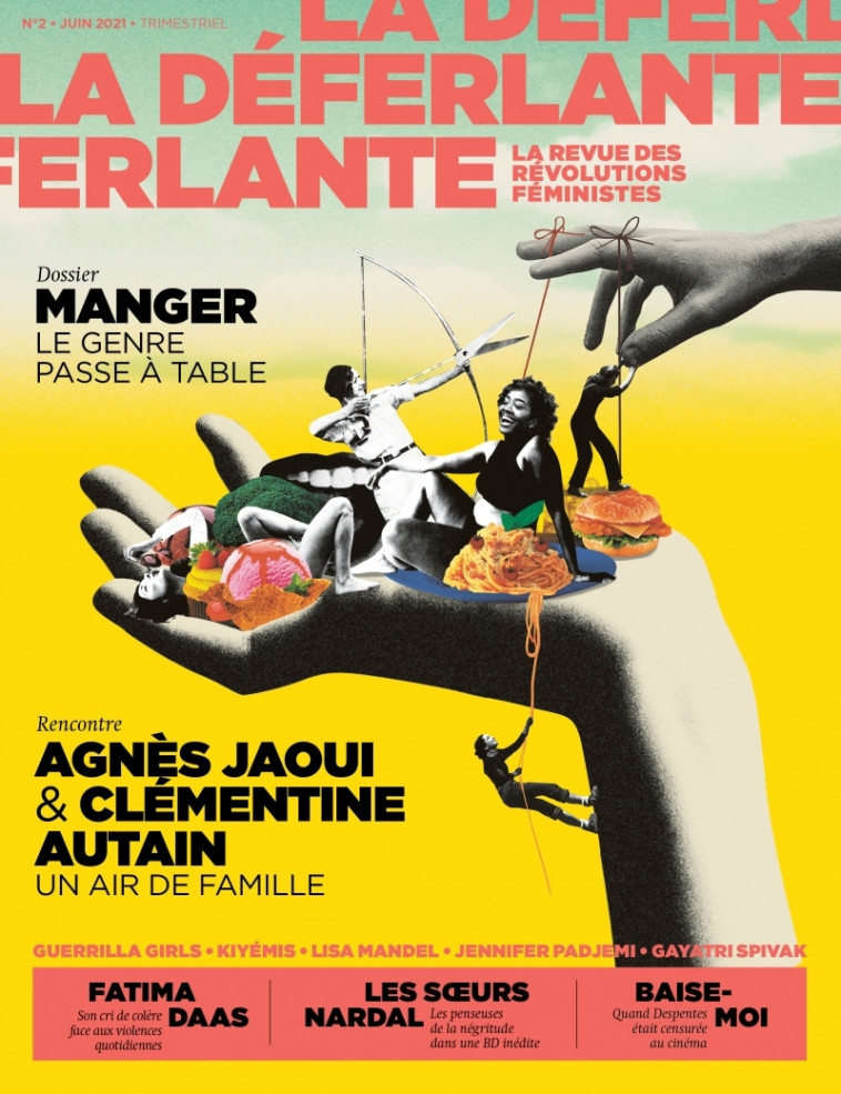 LA DEFERLANTE N 2 - MANGER - QUAND LE GENRE PASSE A TABLE - Collectif Collectif - LA DEFERLANTE