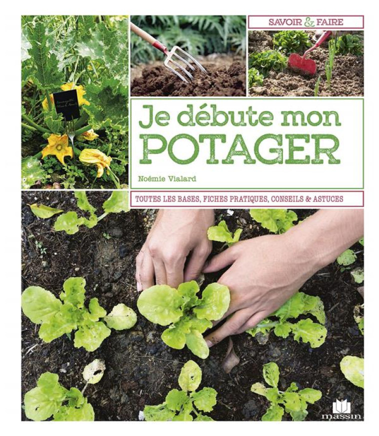 JE DEBUTE MON POTAGER - TOUT LES SAVOIR AVANT DE SE LANCER, FICHES PRATIQUES DES VARIETES - VIALARD NOEMIE - CHARLES MASSIN