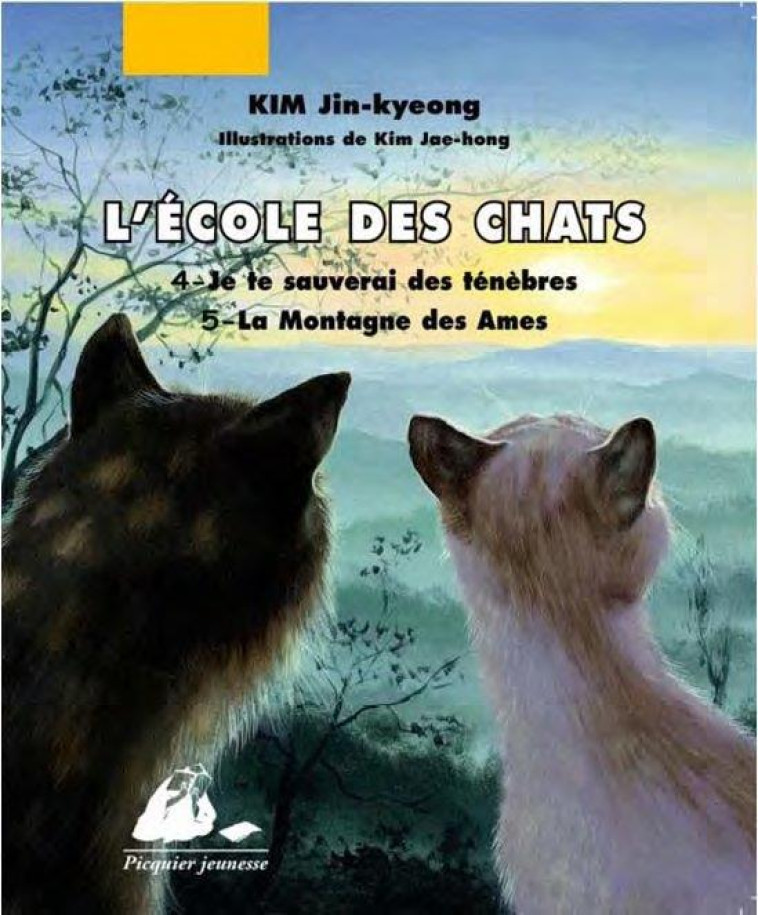 L'ECOLE DES CHATS T.2 : JE TE SAUVERAI DES TENEBRES, LA MONTAGNE DES AMES - KIM - PICQUIER