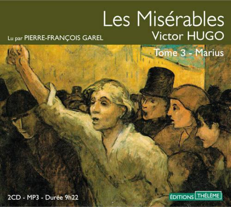 LES MISERABLES T.3  -  MARIUS - HUGO VICTOR - THELEME