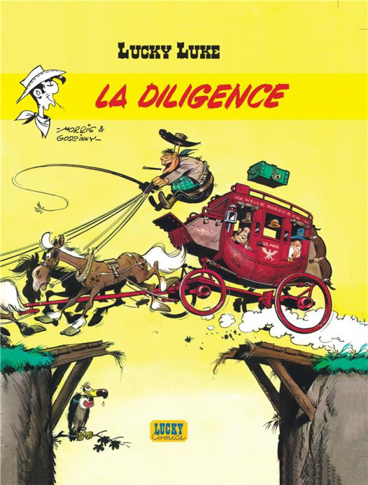 LUCKY LUKE T.1  -  LA DILIGENCE - GOSCINNY/MORRIS - LUCKY