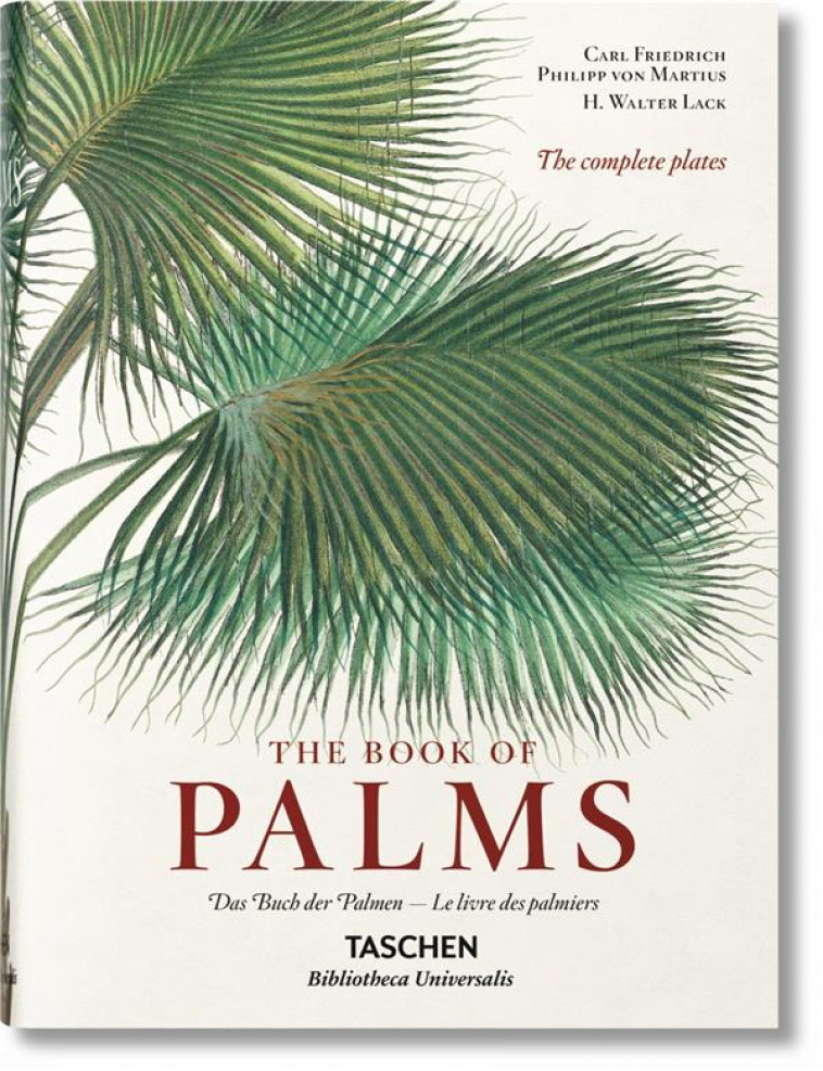 MARTIUS  -  THE BOOK OF PALMS - LACK H. WALTER - Taschen