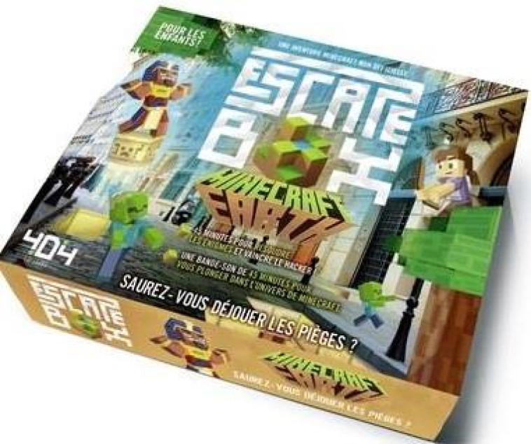 ESCAPE BOX  -  MINECRAFT  -  MINECRAFT EARTH - ANQUETIL/SUBBOTIN - NC