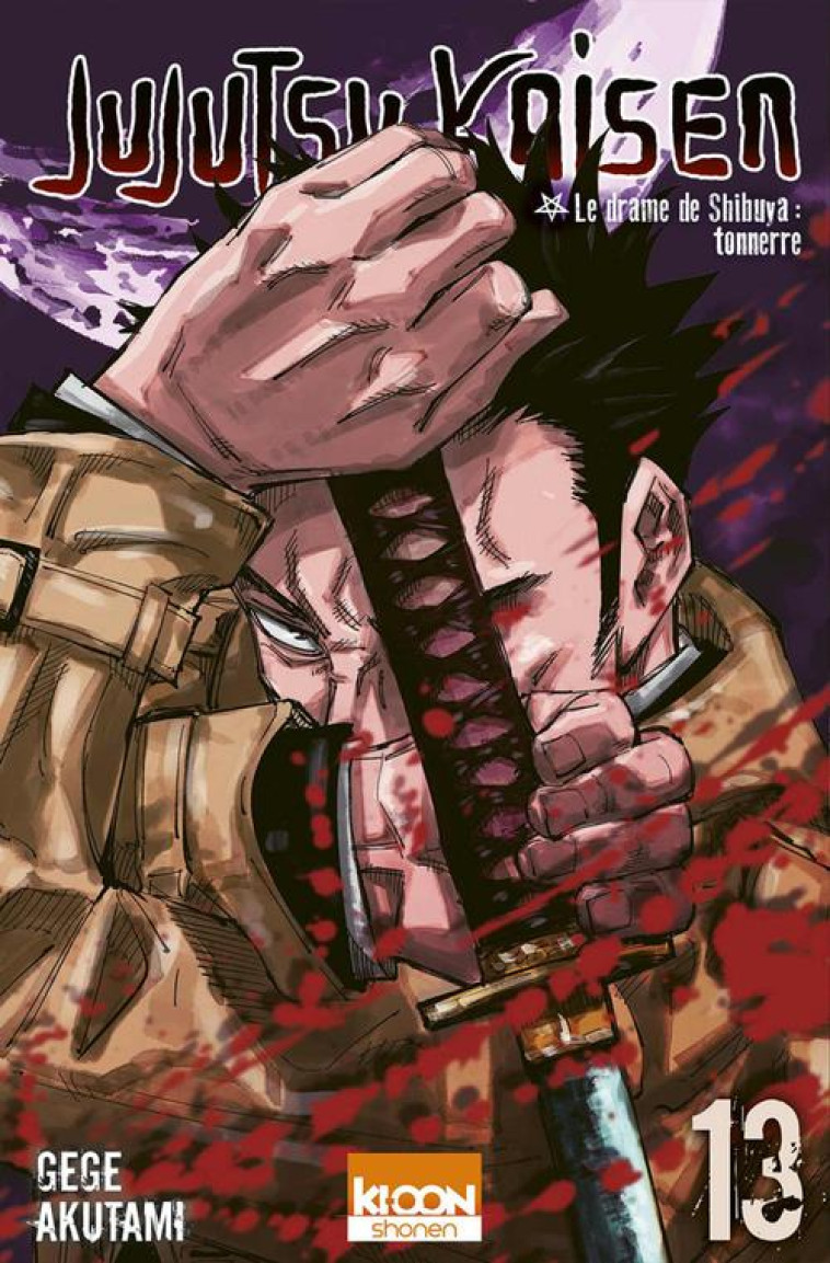 JUJUTSU KAISEN T.13  -  LE DRAME DE SHUIBUYA : TONNERRE - AKUTAMI GEGE - KI-OON