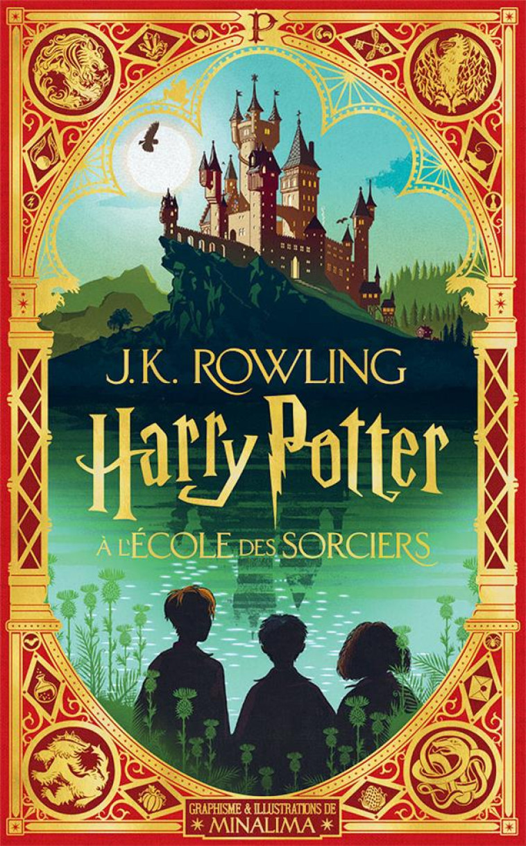 HARRY POTTER T.1  -  HARRY POTTER A L'ECOLE DES SORCIERS -  MINALIMA - GALLIMARD