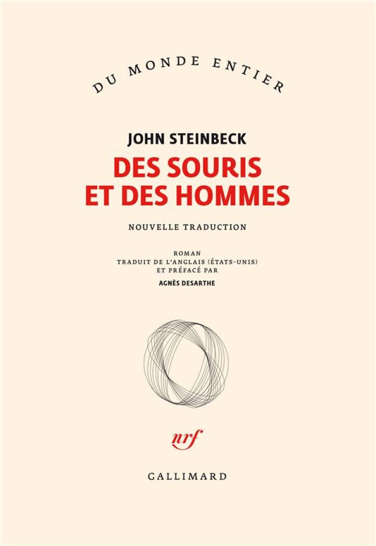 DES SOURIS ET DES HOMMES - STEINBECK JOHN - GALLIMARD