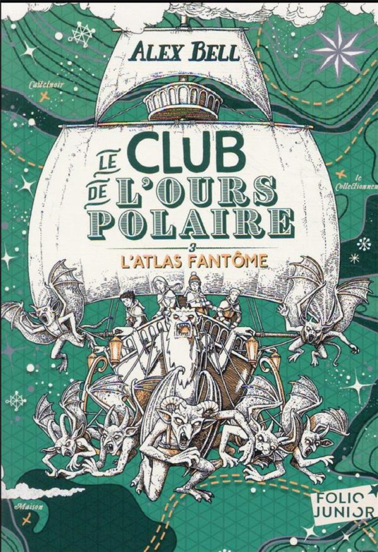 LE CLUB DE L'OURS POLAIRE T.3  -  L'ATLAS FANTOME - BELL/TOMIC - GALLIMARD