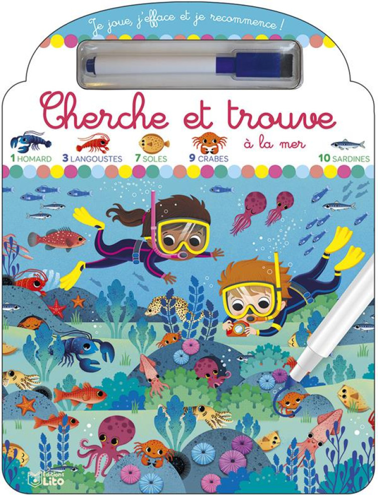 CHERCHE ET TROUVE  -  A LA MER - XXX - LITO