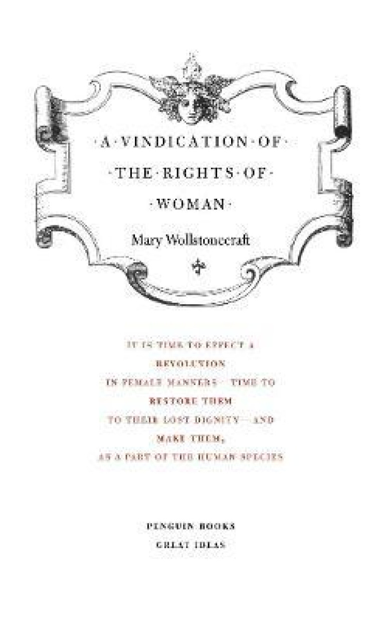 PENGUIN GREAT IDEAS: A VINDICATION OF THE RIGHTS OF WOMAN - WOLLSTONECRAFT MARY - ADULT PBS