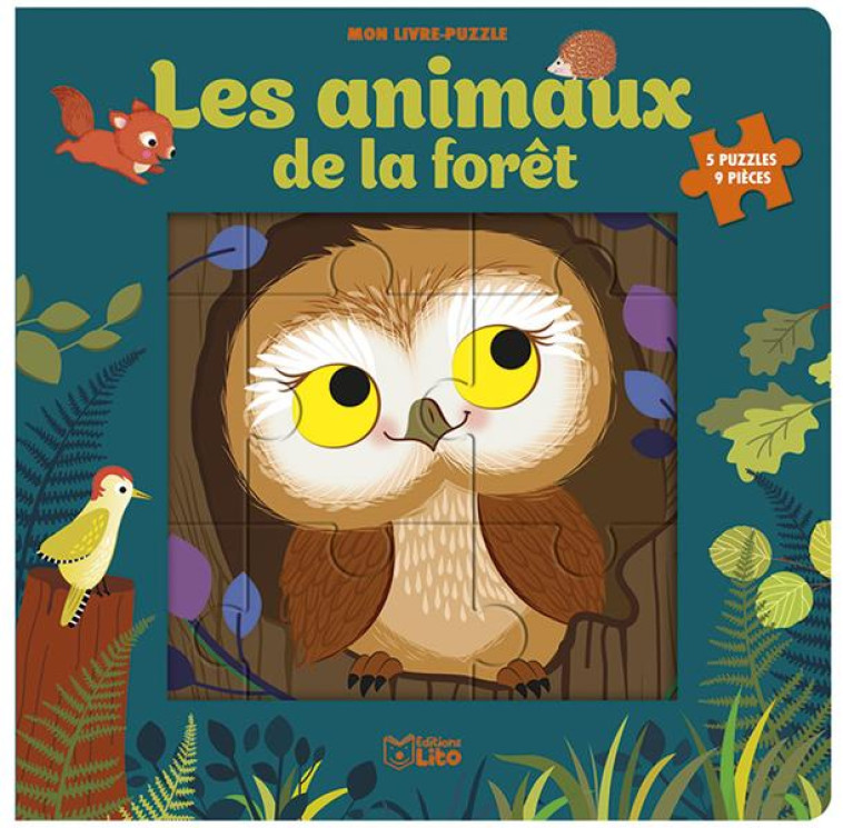 LES ANIMAUX DE LA FORET - LEMERLE CORINNE - LITO