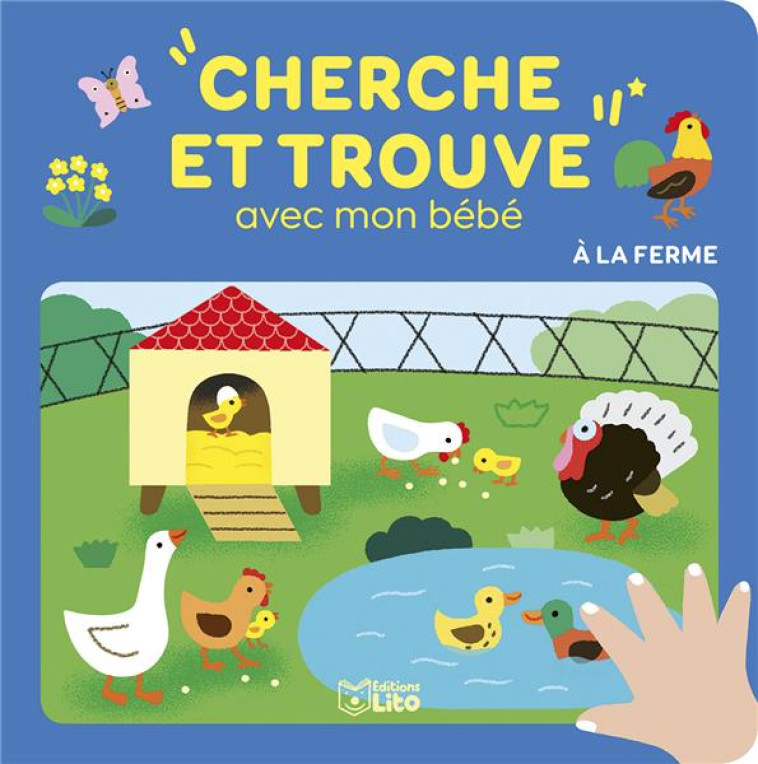 CHERCHE ET TROUVE  -  AVEC MON BEBE : LA FERME - LUTHRINGER MELISANDRE - LITO