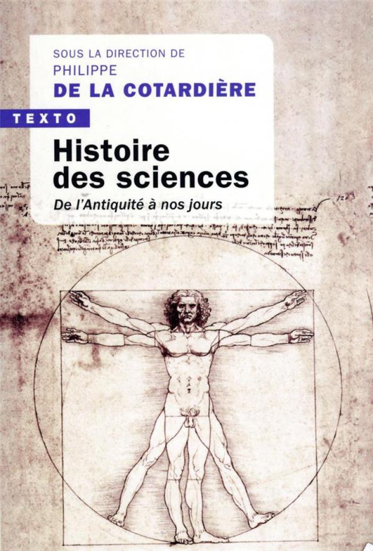 HISTOIRE DES SCIENCES - LA COTARDIERE P D. - TALLANDIER