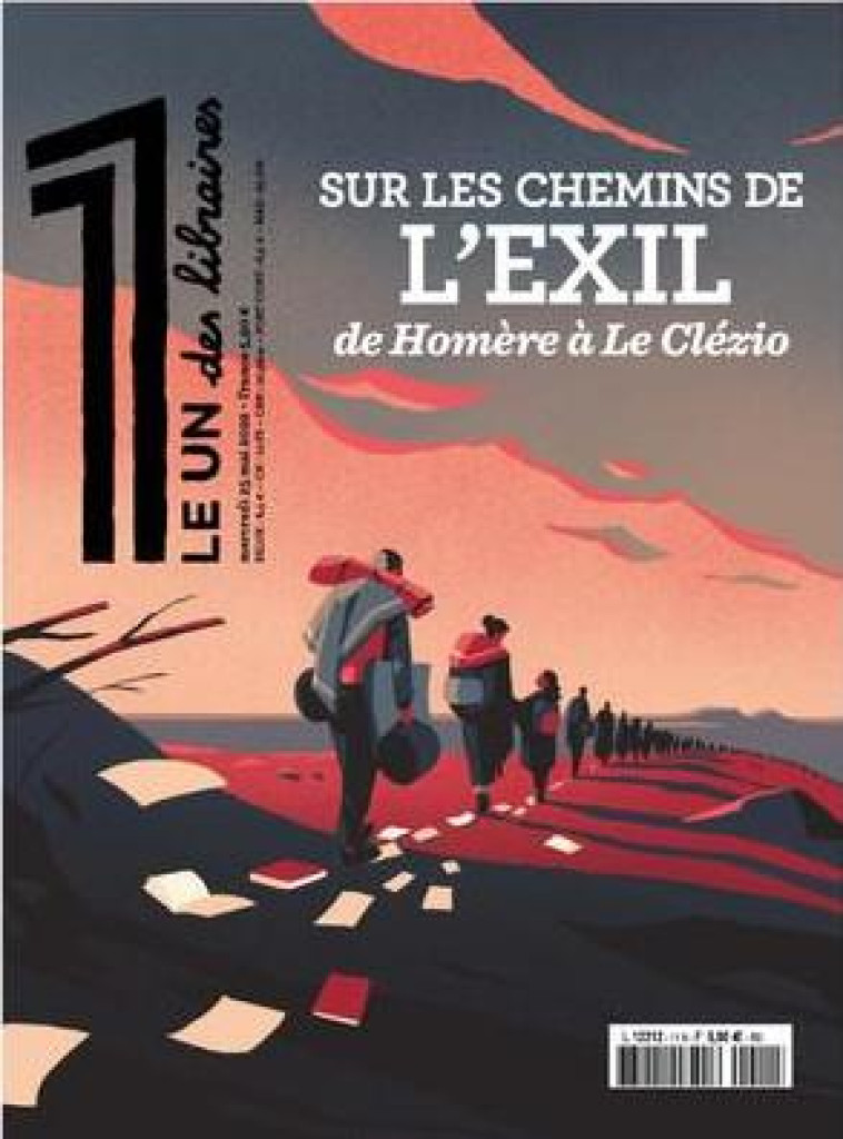 LE 1 DES LIBRAIRES : SUR LES CHEMINS DE L'EXIL, D'HOMERE A LE CLEZIO - COLLECTIF - NC