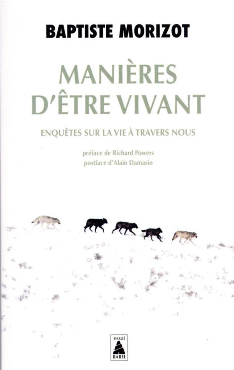 MANIERES D'ETRE VIVANT : ENQUETES SUR LA VIE A TRAVERS NOUS - MORIZOT/POWERS - ACTES SUD