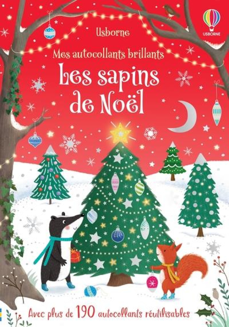 LES SAPINS DE NOEL : MES AUTOCOLLANTS BRILLANTS - GREENWELL/BARNARD - NC