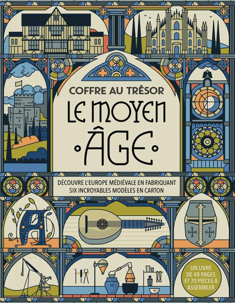 COFFRE AU TRESOR LE MOYEN AGE - DICKMANN/MUTI - GALLIMARD