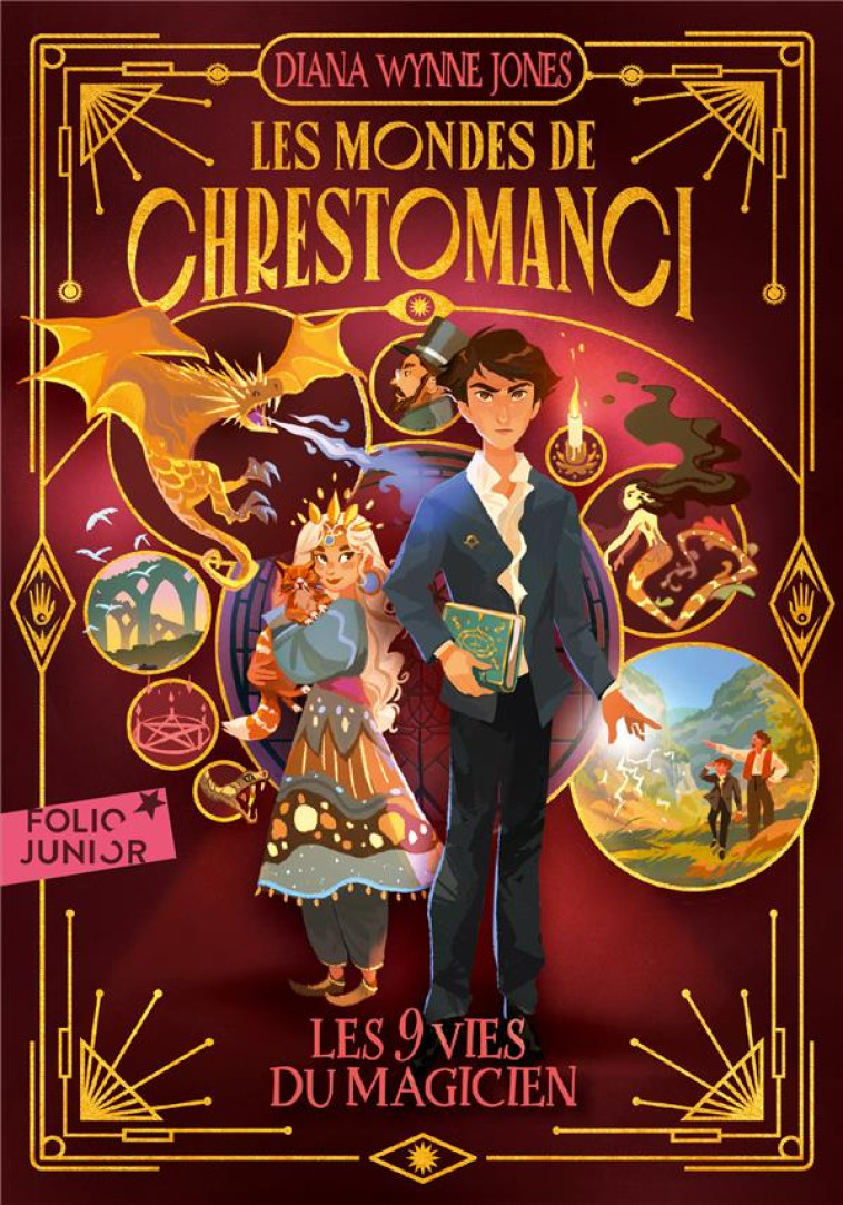 LES MONDES DE CHRESTOMANCI T.2  -  LES NEUF VIES DU MAGICIEN - WYNNE JONES DIANA - GALLIMARD