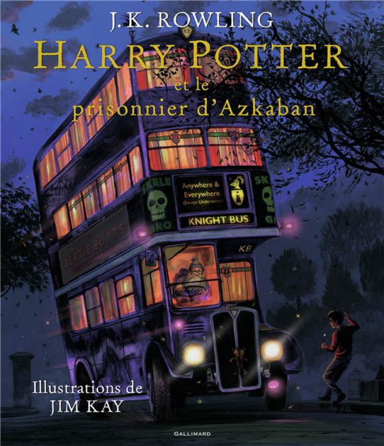 HARRY POTTER T.3 : HARRY POTTER ET LE PRISONNIER D'AZKABAN - ROWLING/KAY - Gallimard-Jeunesse