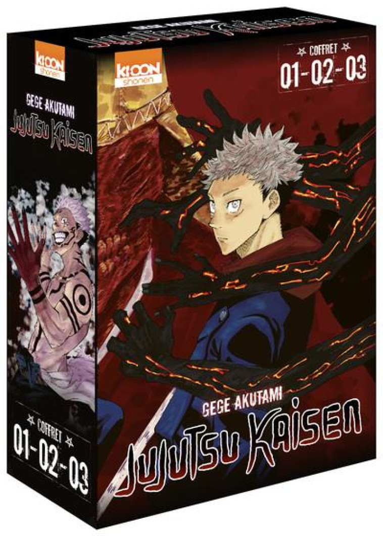 JUJUTSU KAISEN : COFFRET T.1 A T.3 - AKUTAMI GEGE - KI-OON