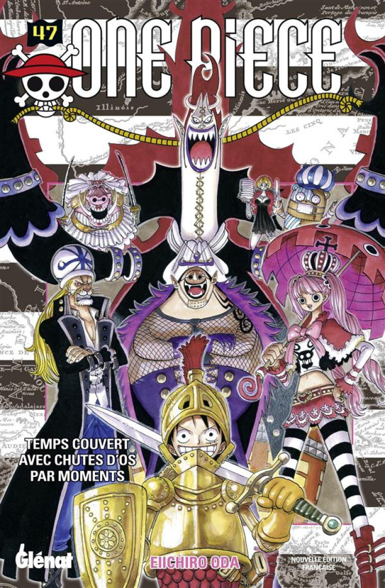 ONE PIECE - EDITION ORIGINALE T.47  -  TEMPS COUVERT AVEC CHUTES D'OS PAR MOMENTS - ODA EIICHIRO - Glénat