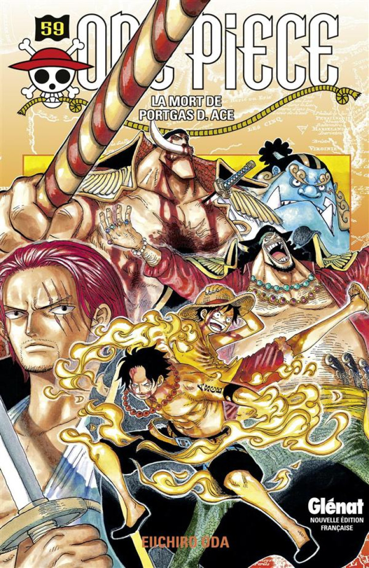 ONE PIECE - EDITION ORIGINALE T.59  -  LA MORT DE PORTGAS D. ACE - ODA EIICHIRO - Glénat