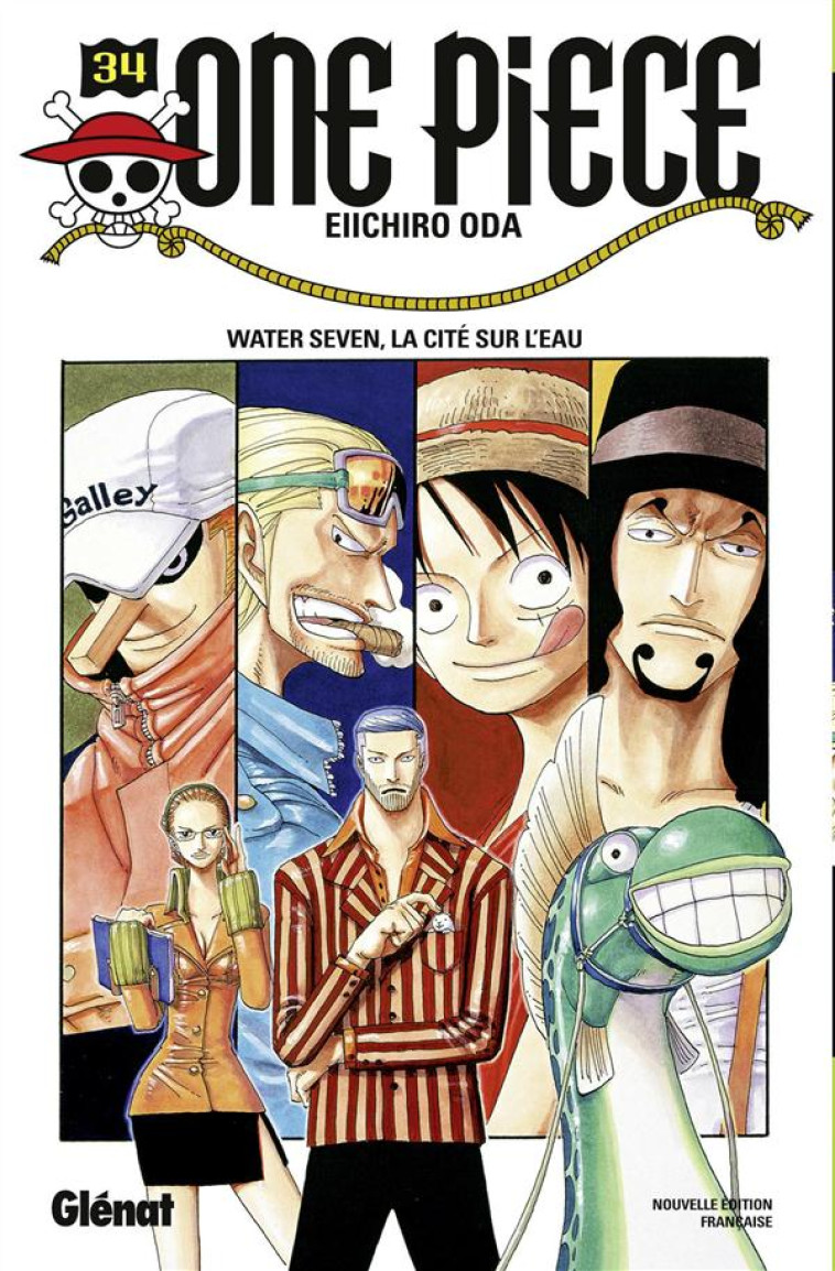 ONE PIECE - EDITION ORIGINALE T.34  -  WATER SEVEN, LA CITE DE L'EAU - ODA EIICHIRO - Glénat