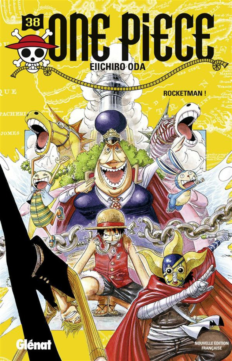 ONE PIECE - EDITION ORIGINALE T.38  -  ROCKETMAN ! - ODA EIICHIRO - Glénat