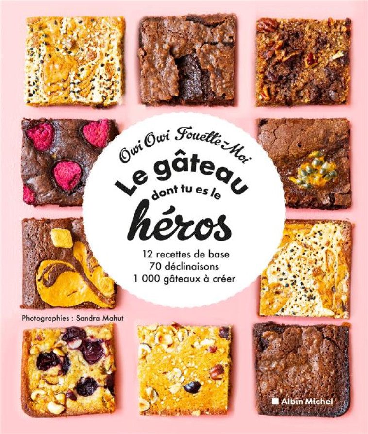 LE GATEAU DONT TU ES LE HEROS : 12 RECETTES DE BASE, 70 DECLINAISONS, 1000 GATEAUX A CREER - OWI OWI/MAHUT - ALBIN MICHEL