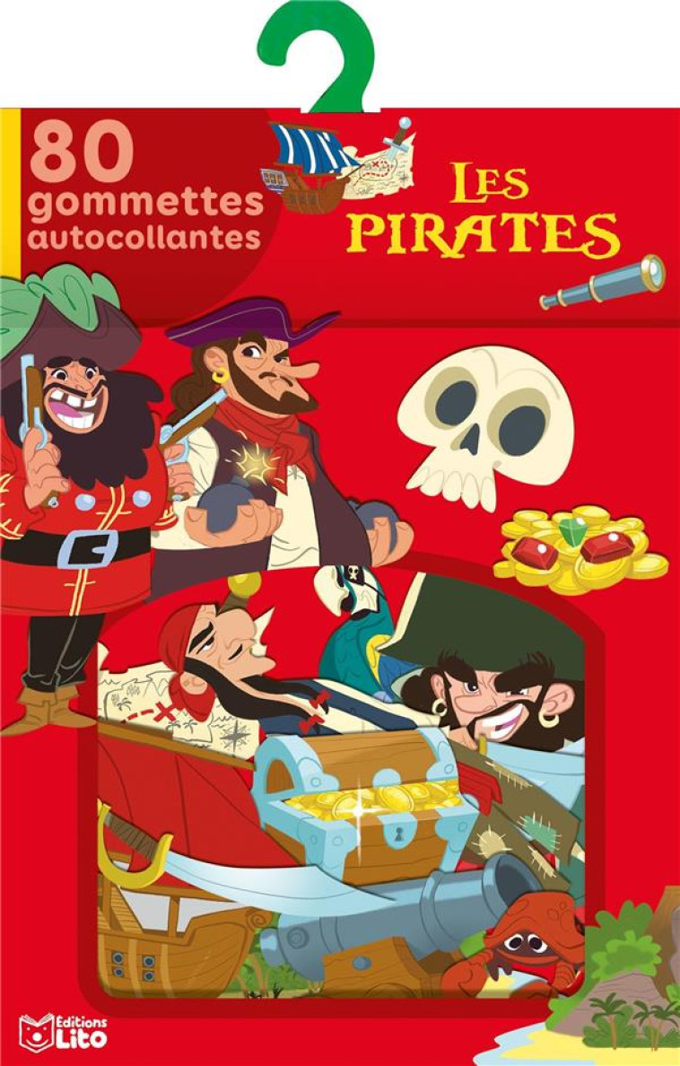 LES PIRATES  -  80 GOMMETTES AUTOCOLLANTES - XXX - NC