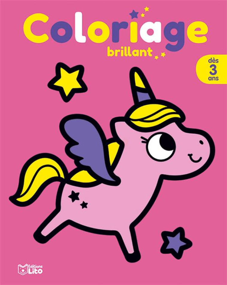 COLORIAGE BRILLANT  -  LA LICORNE - XXX - LITO