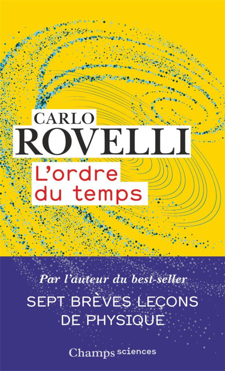 L'ORDRE DU TEMPS - ROVELLI CARLO - FLAMMARION