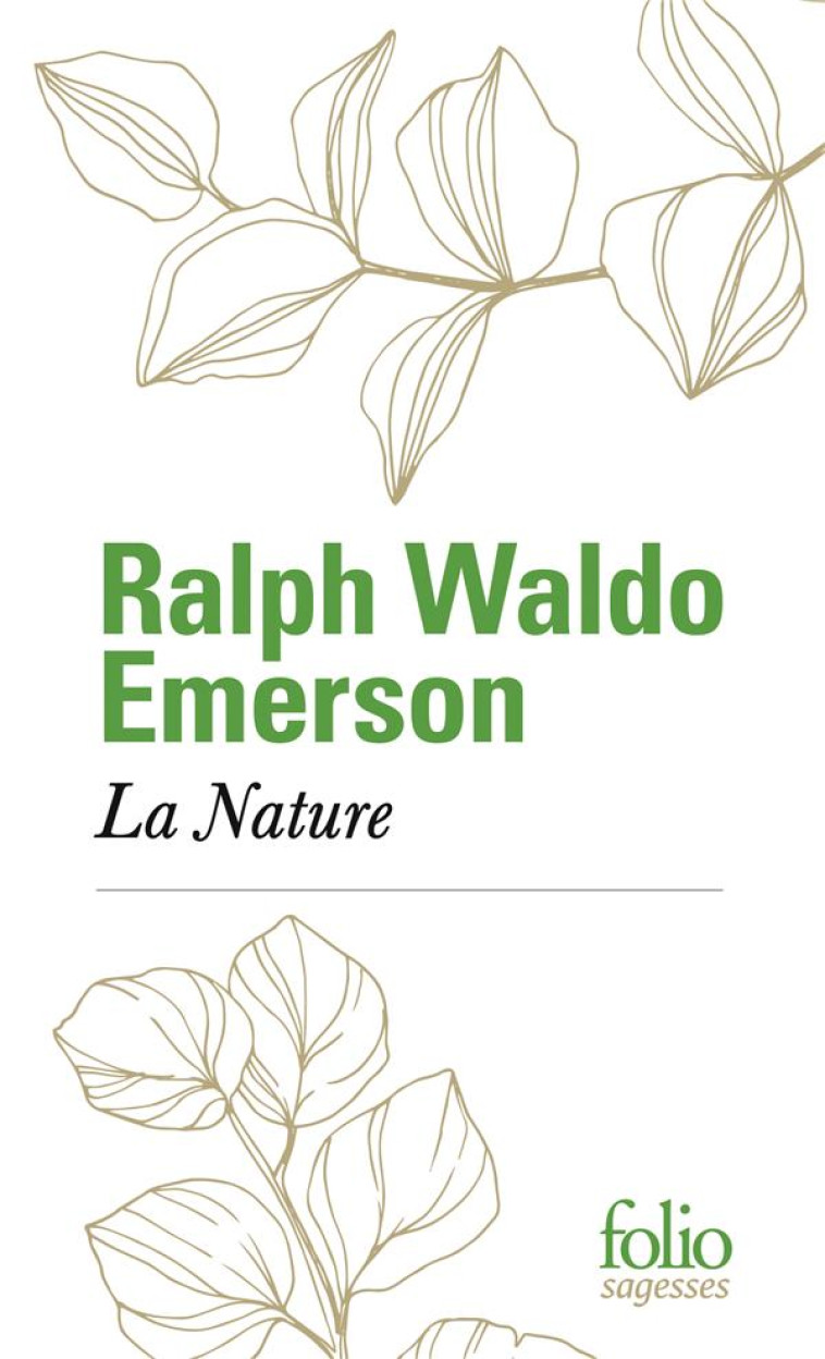 LA NATURE - EMERSON RALPH WALDO - GALLIMARD