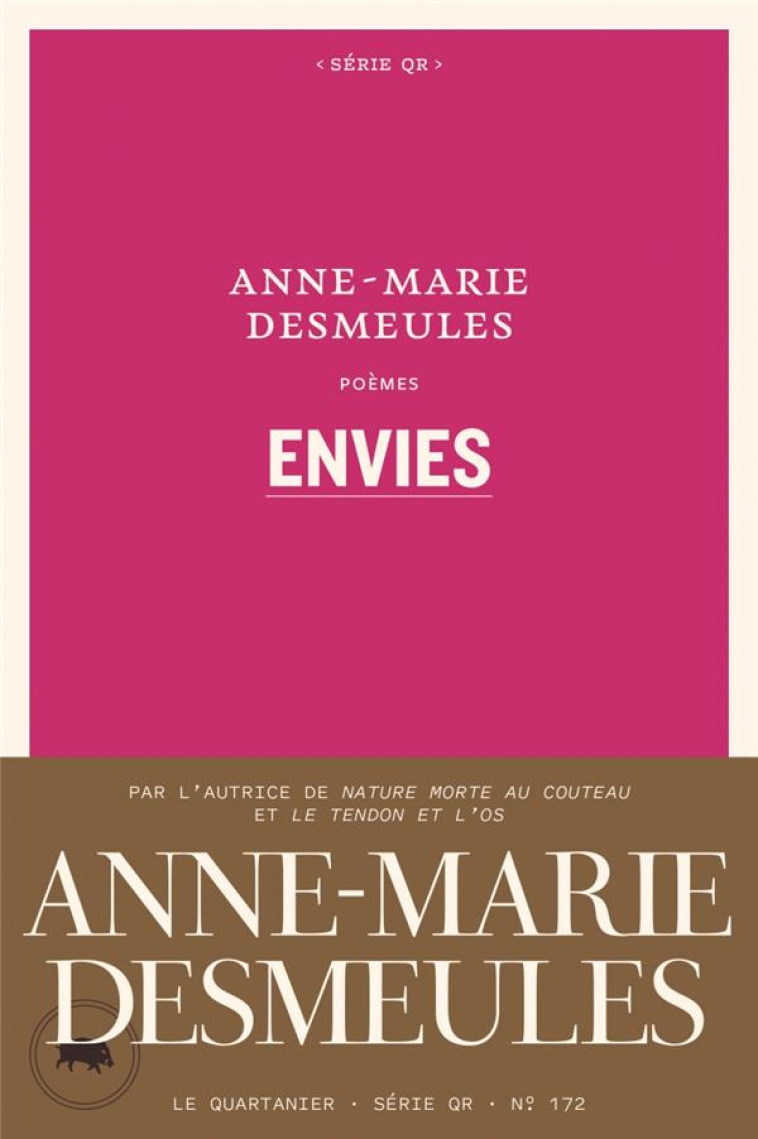 ENVIES - DESMEULES ANNE-MARIE - QUARTANIER