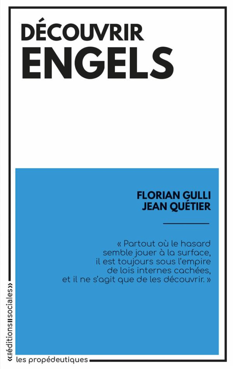 DECOUVRIR ENGELS (NED 2020) - GULLI/QUETIER - SOCIALES