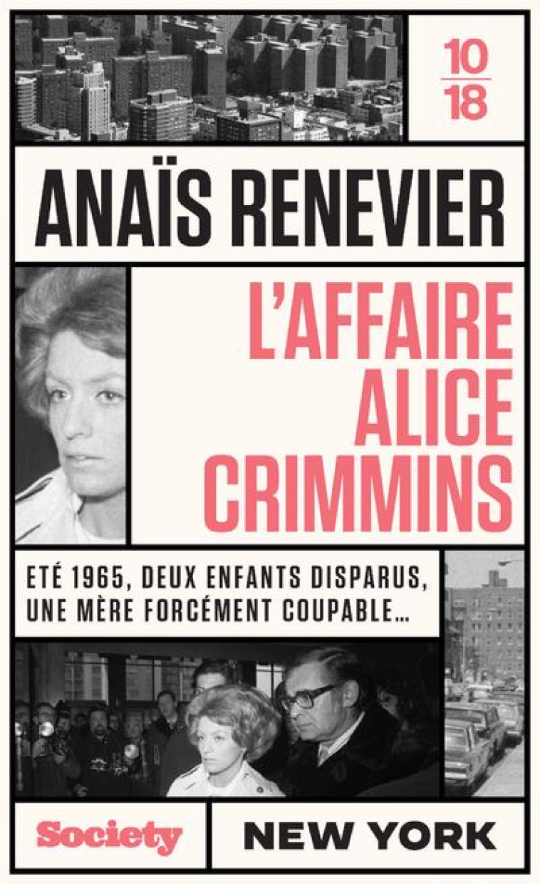 L AFFAIRE ALICE CRIMMINS - RENEVIER ANAIS - 10 X 18