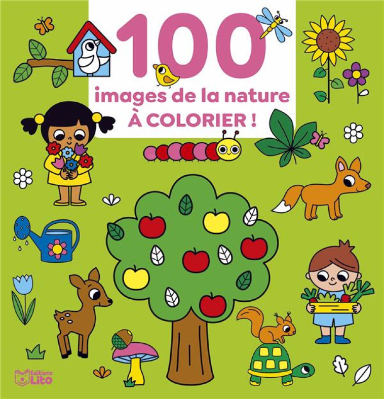 100 IMAGES A COLORIER NATURE - XXX - LITO