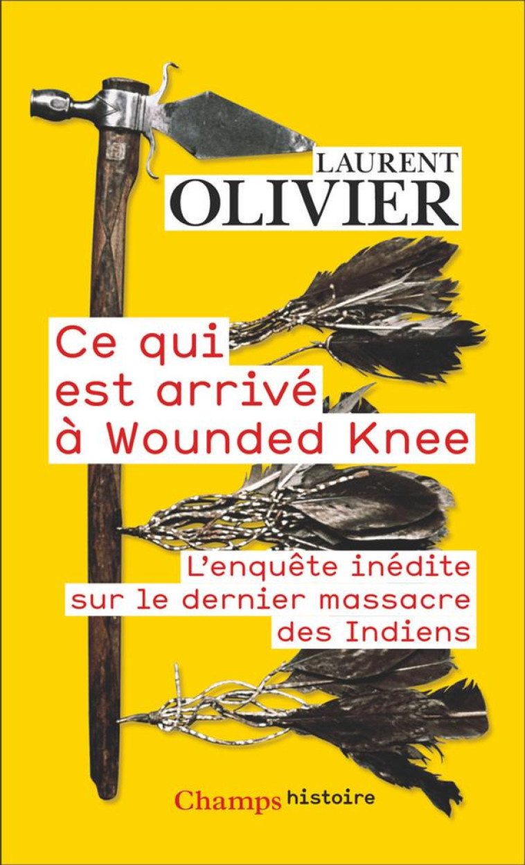 CE QUI EST ARRIVE A WOUNDED KNEE - L-ENQUETE INEDITE SUR LE DERNIER MASSACRE DES INDIENS (29 DECEMBR - OLIVIER LAURENT - FLAMMARION