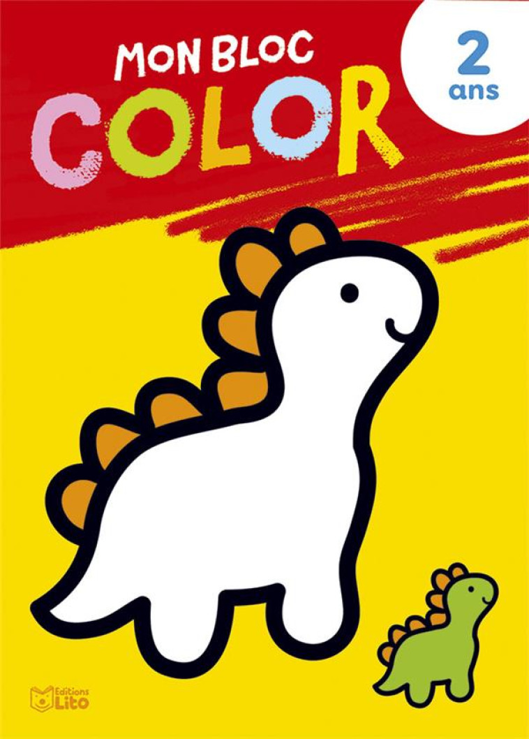 BLOC COLOR LE DINOSAURE - XXX - LITO