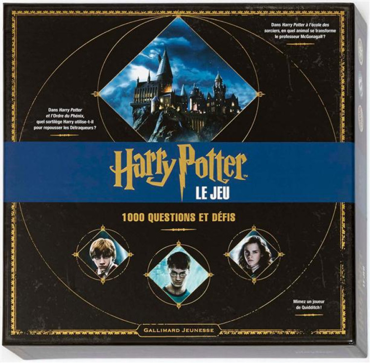 HARRY POTTER : LE JEU - 1 000 QUESTIONS ET DEFIS - COLLECTIF - Gallimard-Jeunesse