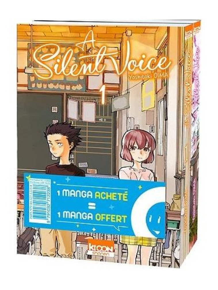 PACK OFFRE DECOUVERTE A SILENT VOICE T01 & T02 - OIMA YOSHITOKI - KI-OON