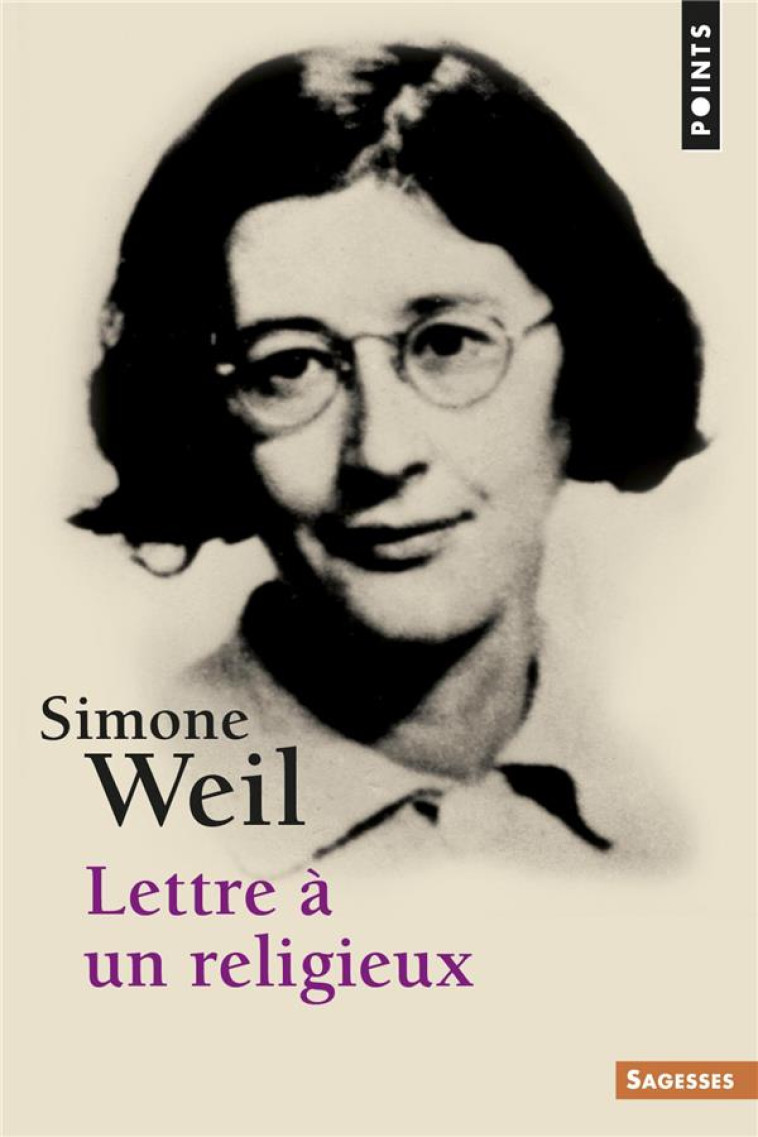 LETTRE A UN RELIGIEUX - WEIL SIMONE - POINTS