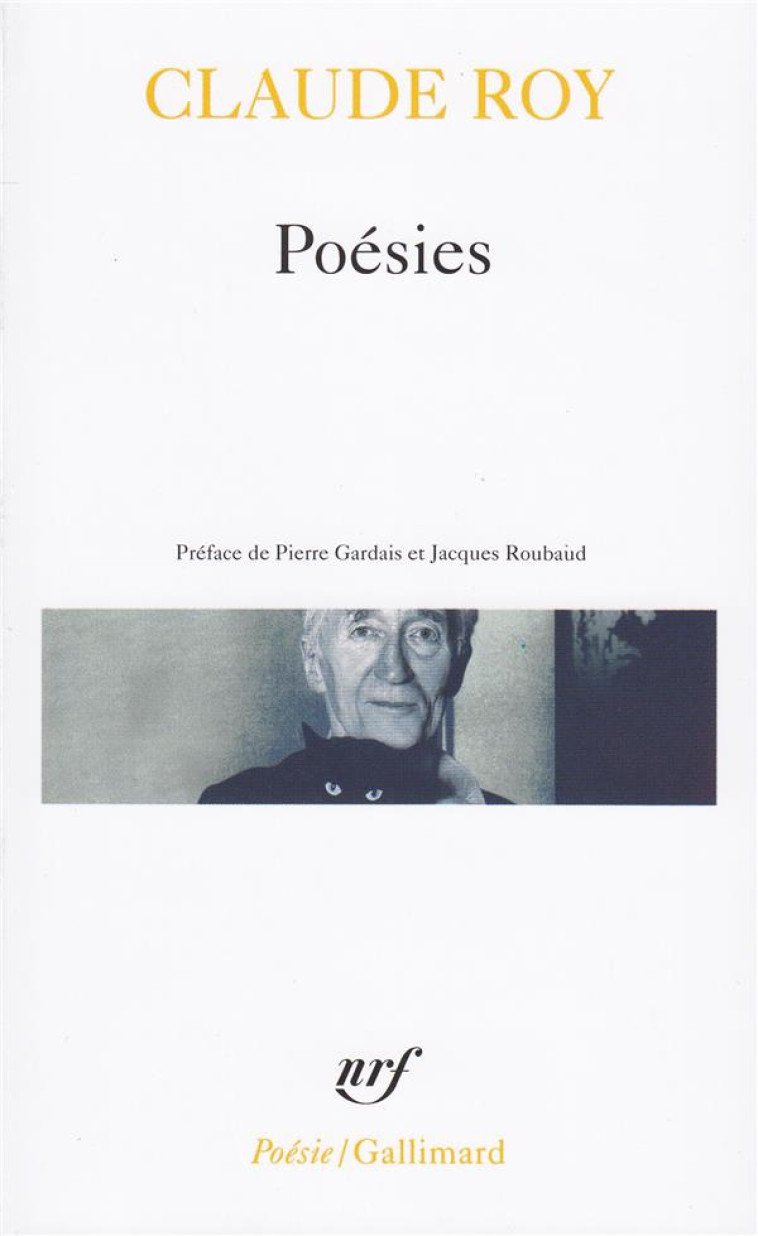 POESIES - ROY/GARDAIS/ROUBAUD - GALLIMARD