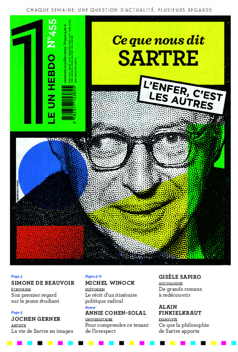 LE 1 HEBDO - CE QUE NOUS DIT SARTRE - Éric Fottorino - LE UN