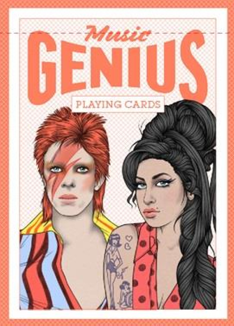 MUSIC GENIUS PLAYING CARDS /ANGLAIS - LEE RIK - NC