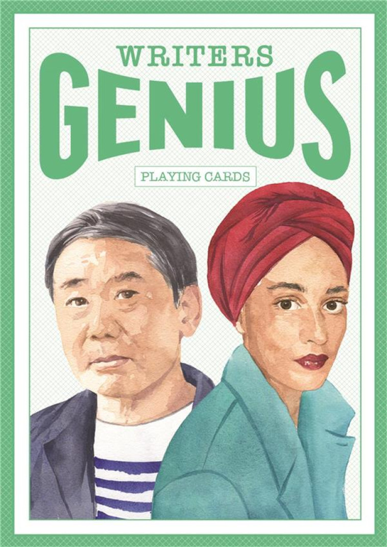 WRITERS GENIUS PLAYING CARDS /ANGLAIS - GEORGE MARCEL - NC