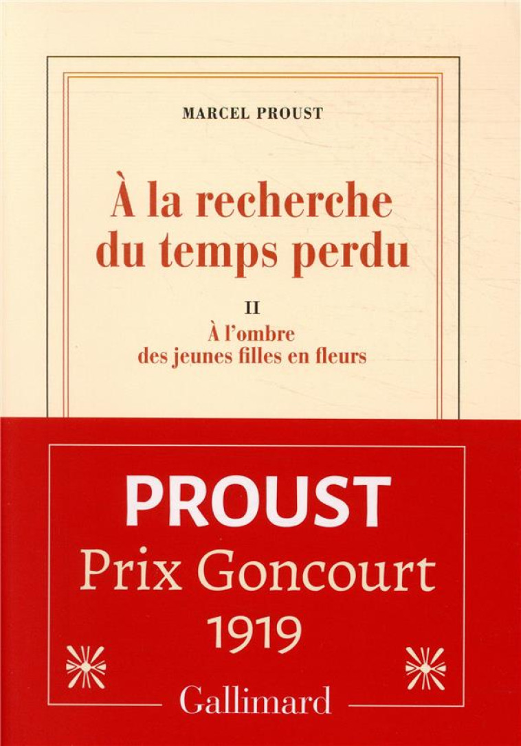 A LA RECHERCHE DU TEMPS PERDU - II - A L-OMBRE DES JEUNES FILLES EN FLEURS - PROUST MARCEL - GALLIMARD