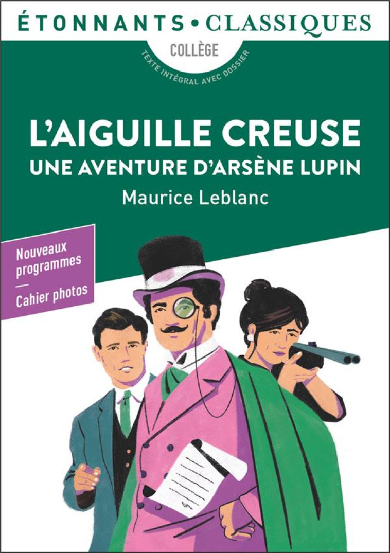 L-AIGUILLE CREUSE - UNE AVENTURE D-ARSENE LUPIN - LEBLANC MAURICE - FLAMMARION