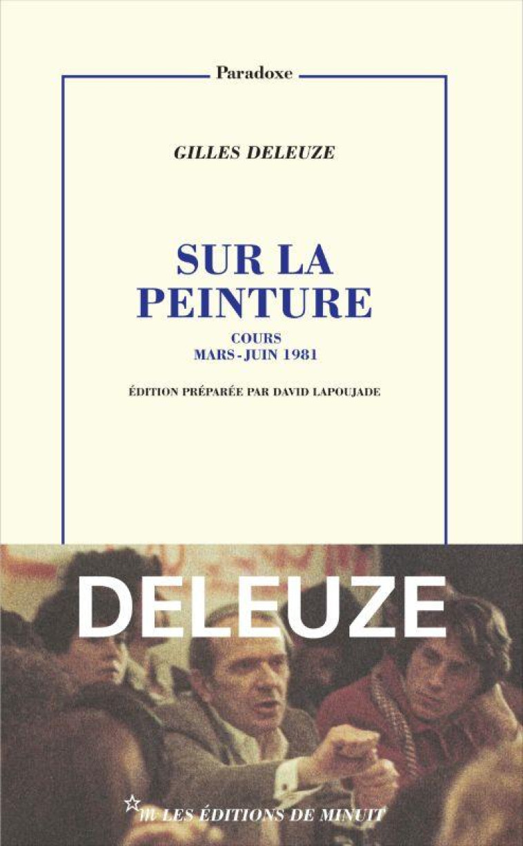 SUR LA PEINTURE - DELEUZE GILLES - MINUIT